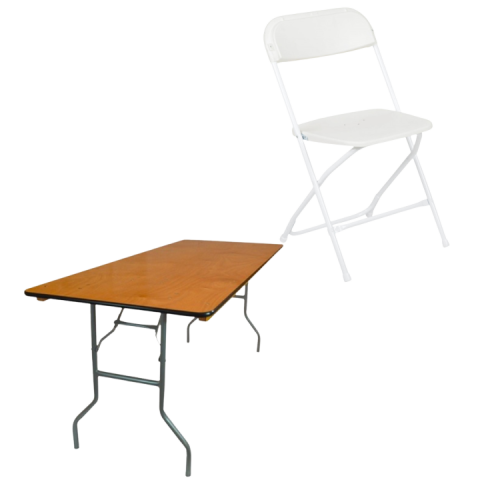 Tables and chairs